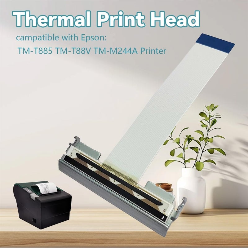 subject three Thermal Print Head for Epson TM-T88V/TM-T885/TM-M244A Printer Replacement Part 2141001/2138822/2131885 - Image 4